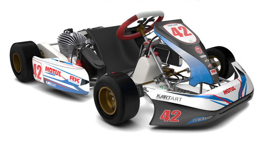 Image of go kart decal kit for sale by kartart storm style
