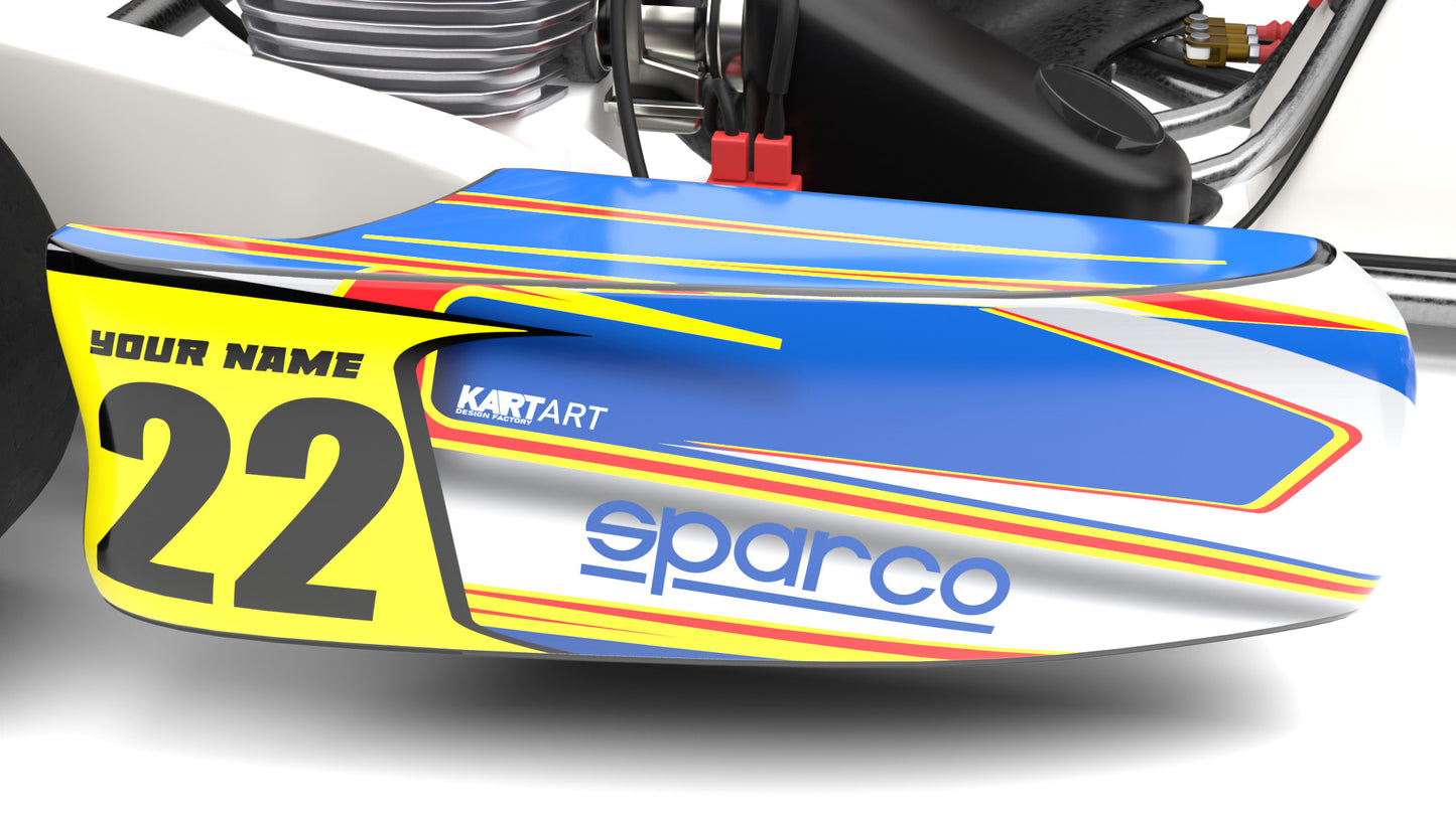 Picture of side pod stickers very cool by kart art
