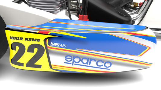 Picture of side pod stickers very cool by kart art