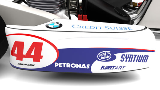 Williams style side pod stickers