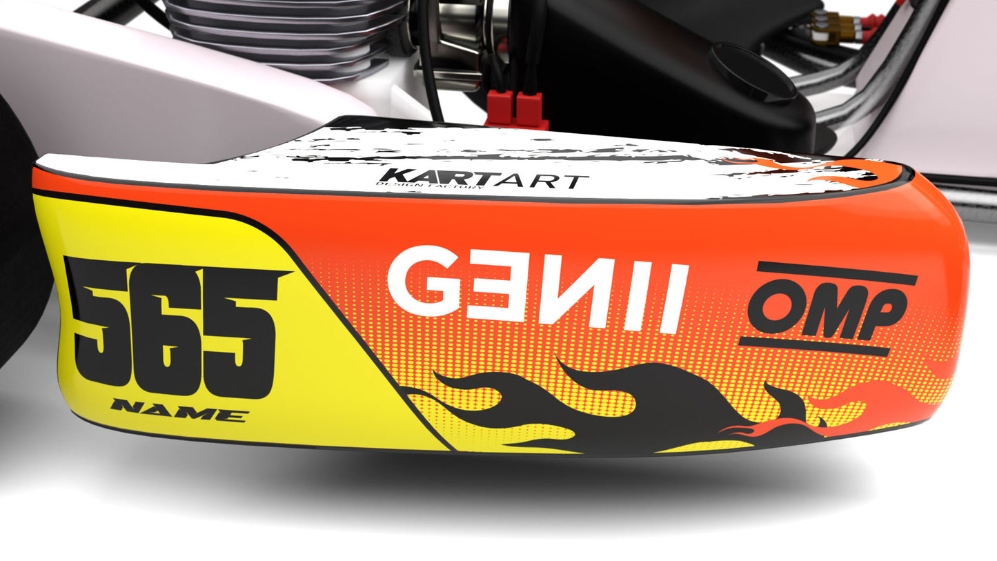 Geni Style Full Go Kart Sticker Kit